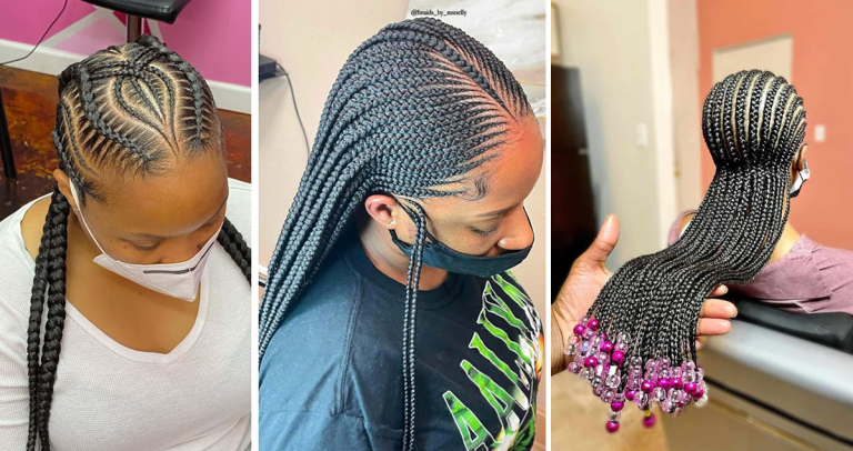 134 Photos: Super Hot Cornrow Braid Hairstyles for 2023
