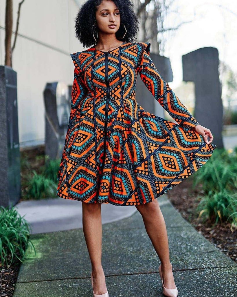 14 Ravishing Ankara Styles For Women Tops and Short Gowns 2020 11