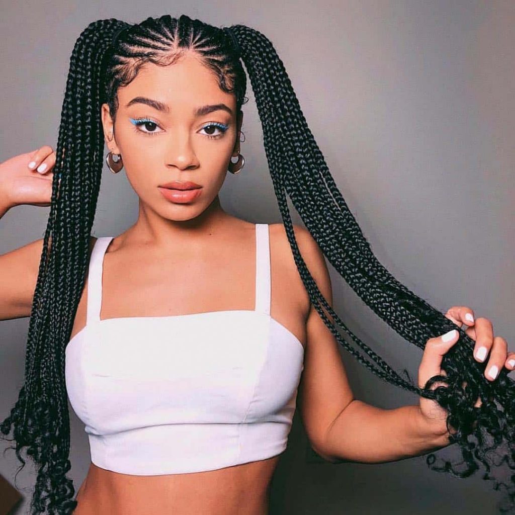 15 Breathtaking Braided Hairstyles Angelic African Cornrow Braids 2020 1
