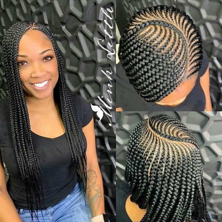 15 Breathtaking Braided Hairstyles - Angelic African Cornrow Braids 2020 