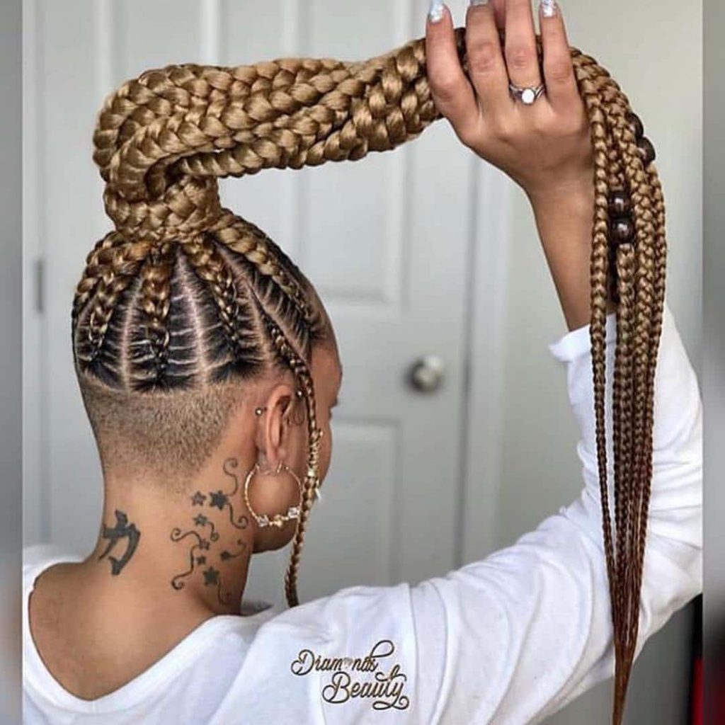 15 Breathtaking Braided Hairstyles - Angelic African Cornrow Braids 2020 