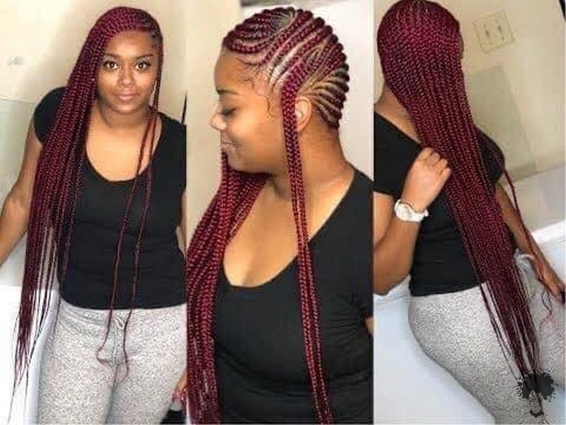 20 Gorgeous Ghana Hair Braids For Those Who Love Open Braids 13