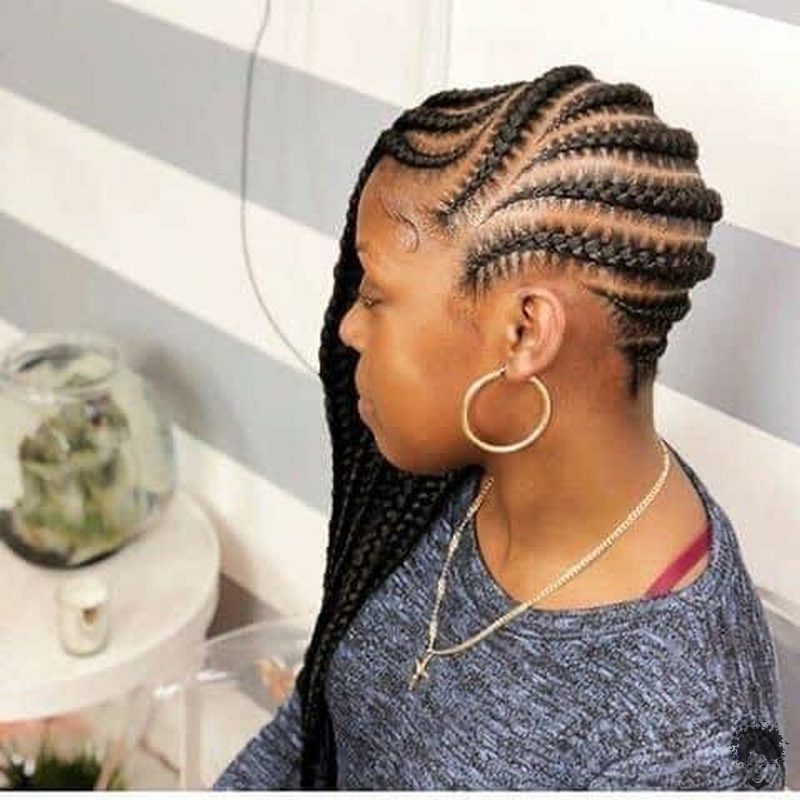20 Gorgeous Ghana Hair Braids For Those Who Love Open Braids 18