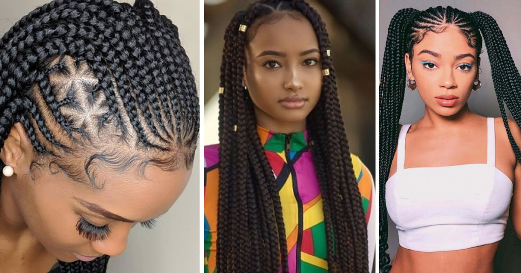 38 Photos: Breathtaking Braided Hairstyles – Angelic African  Cornrow Braids 2022