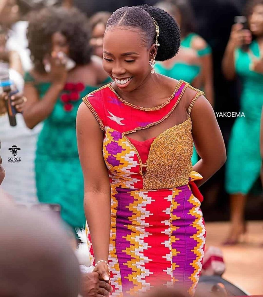 Dresses For Church Wedding - Glorious And Vibrant Kente Designs
