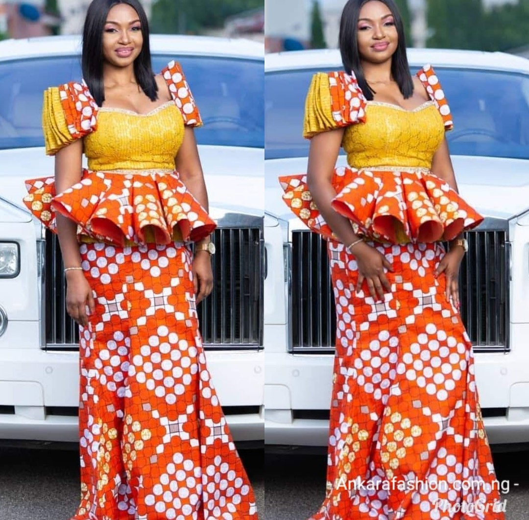 Ankara Design For Skirt And Blouse