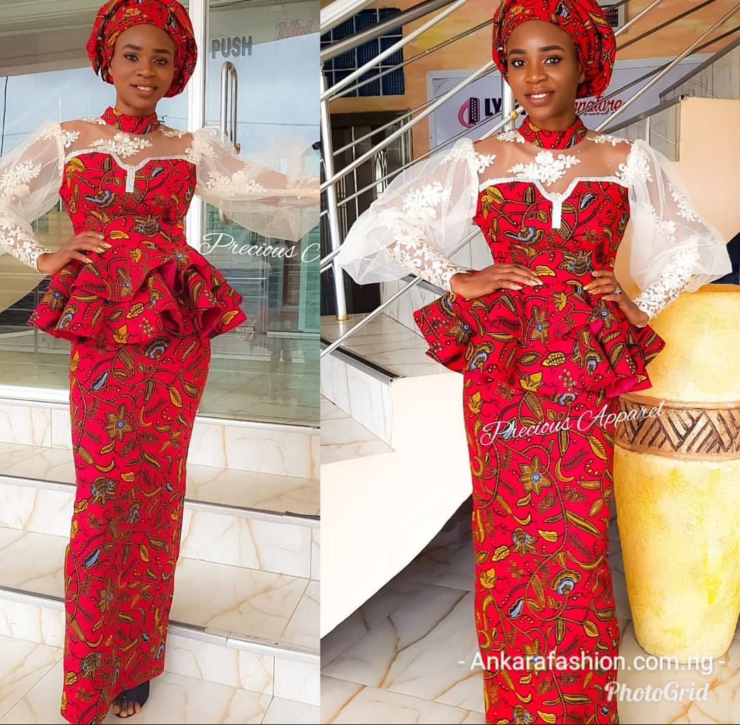 Ankara Design For Skirt And Blouse