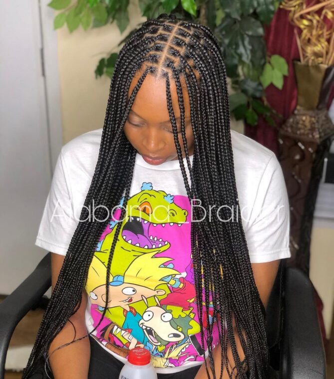 Knotless Box Braids