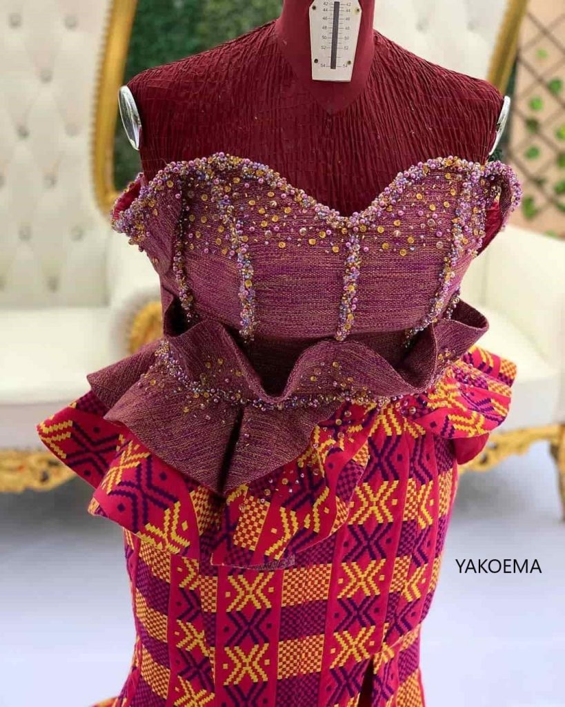 Stupendous Ghanaian Kente Fashion Art -The New Face Of The Designers Creativity