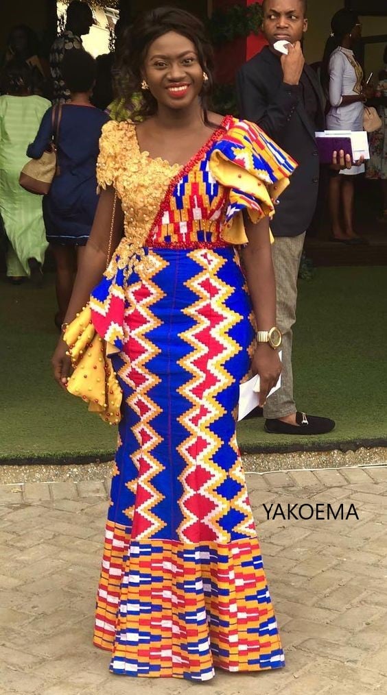 Stupendous Ghanaian Kente Fashion Art -The New Face Of The Designers Creativity