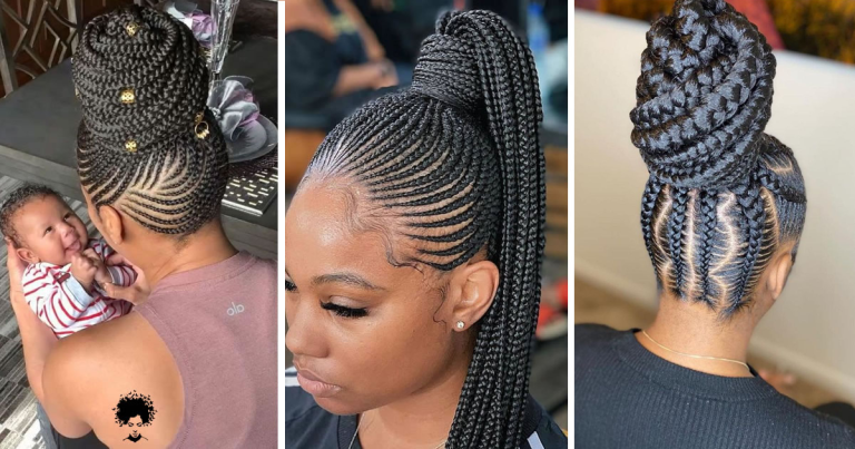 Top 70 Latest Ghana Weaving Shuku Styles 2023: Ghana Braids 2023