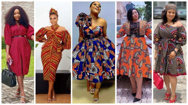 Amazing and Elegant Ankara Short Dresses For Stylish Women