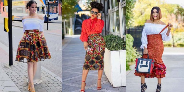 IMAGES: Advanced And Different Types Of Ankara Skirt Styles For Women.
