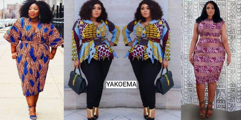 PHOTOS: Amazing African Fashion Design For Fat Women –  Sunny Plus-Size Dress Styles