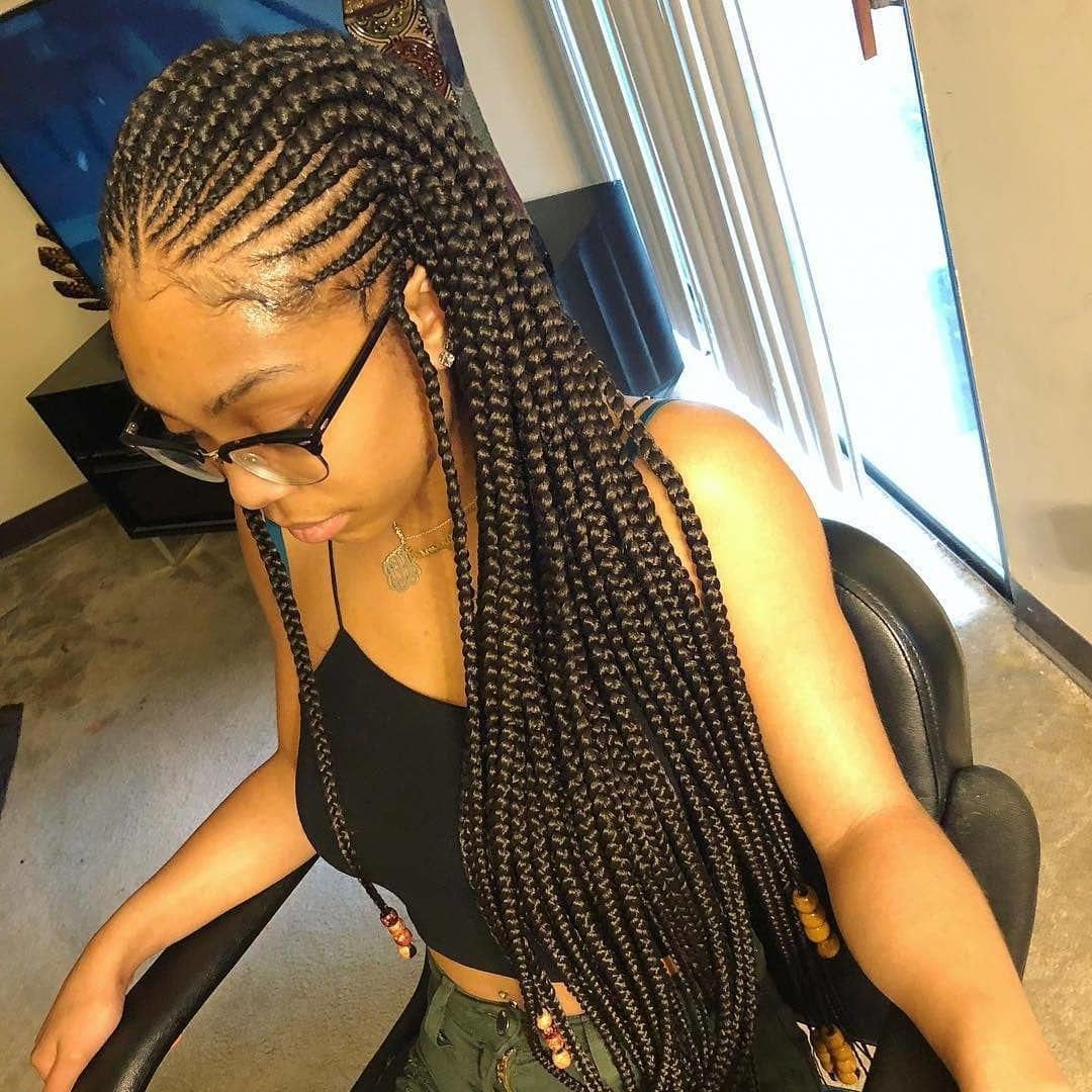 Cornrow braids
