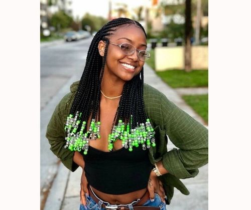 New Braid Hairstyles With Beads