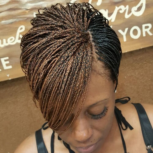 Short Braided Hairstyles for Black Women