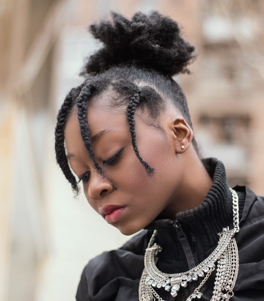 braids for short hair 3