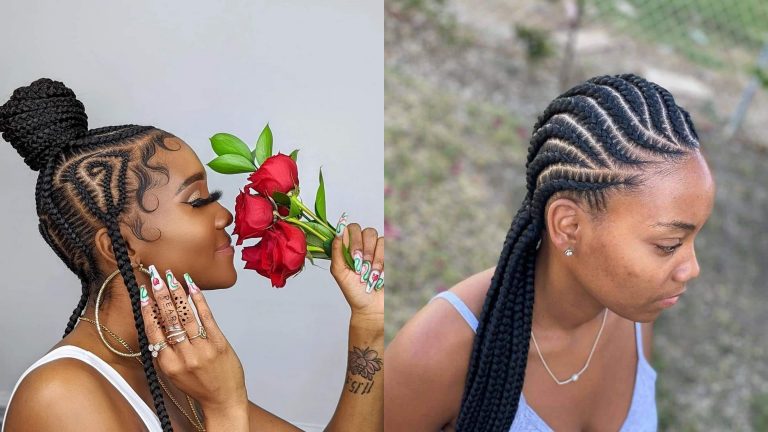 Best 2022 All Back Hairstyles: Top 60 Ghana Braid Styles