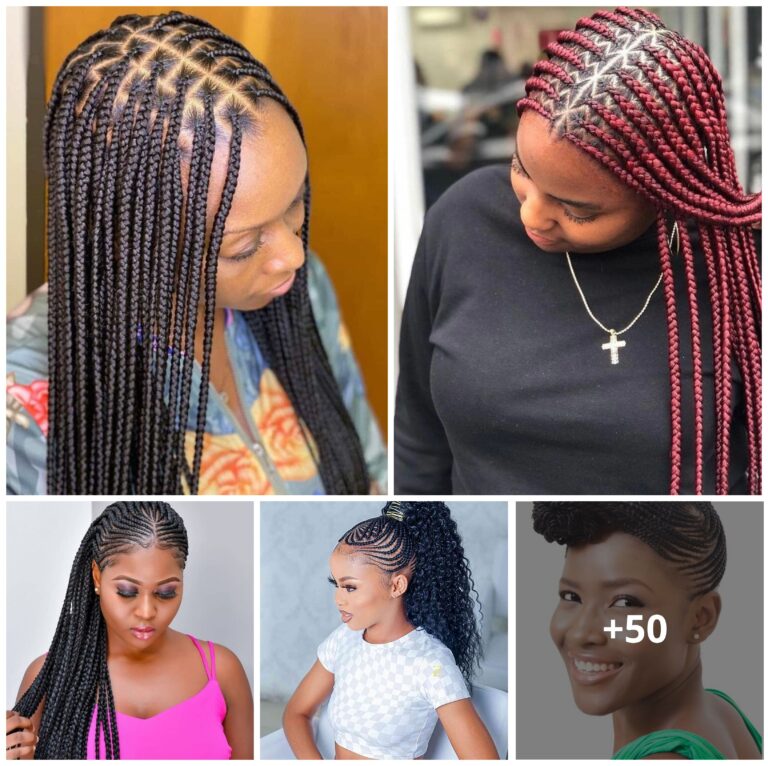 50+ Nigerian Ghana Braids Hairstyles Ideas for Women to Rock