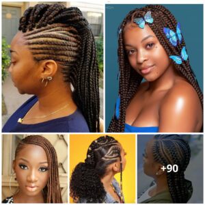 90 Hot Splendid Braid Hairstyles – Cornrows & African Braided Hairstyles 2023