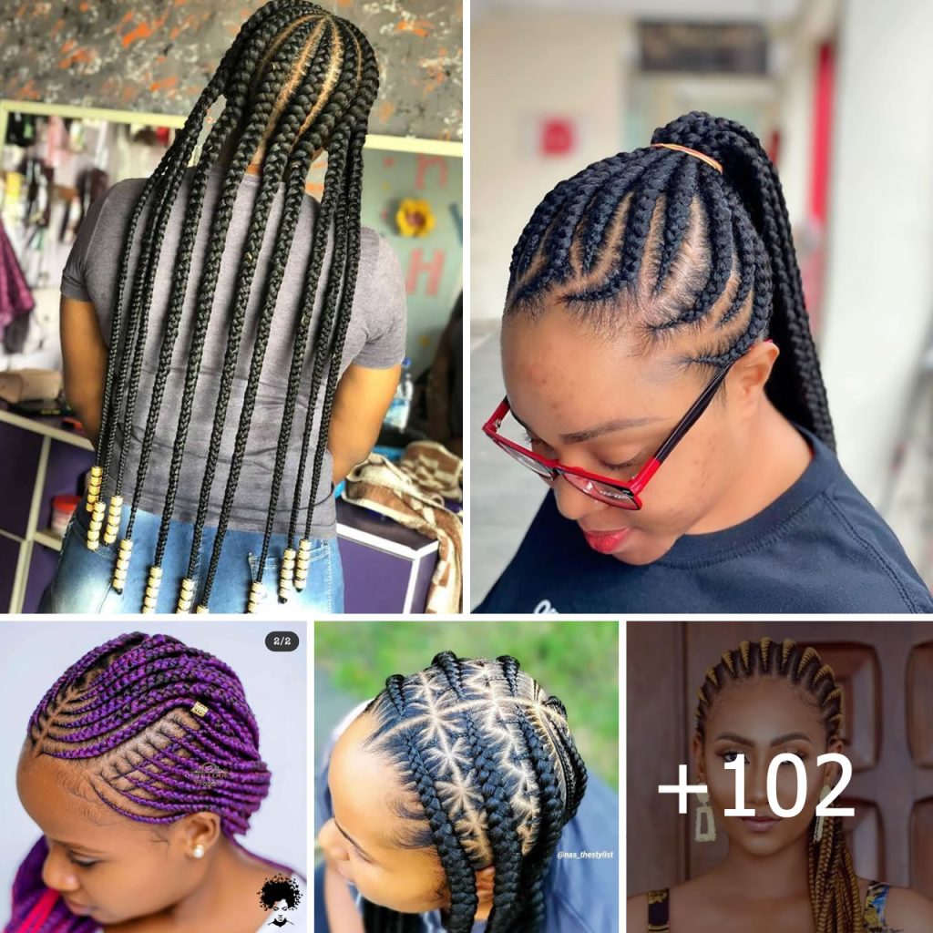 102 Photos: Styles of Ghana Braids That Are the Best for Women