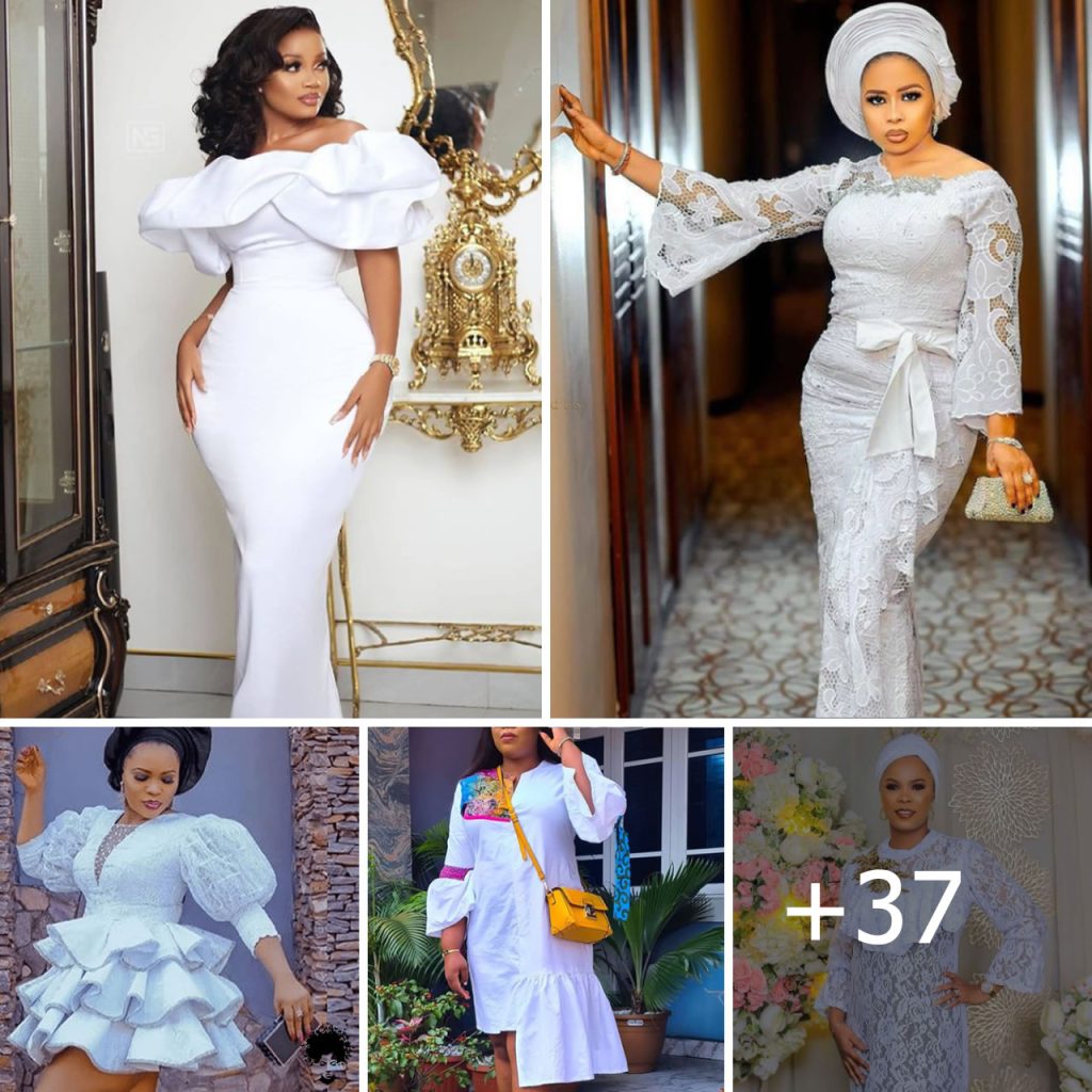 37 Unique White Coloured Fabric Styles for Weddings and Special Occasions