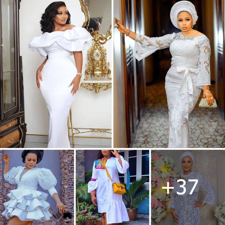 37 Unique White Coloured Fabric Styles for Weddings and Special Occasions