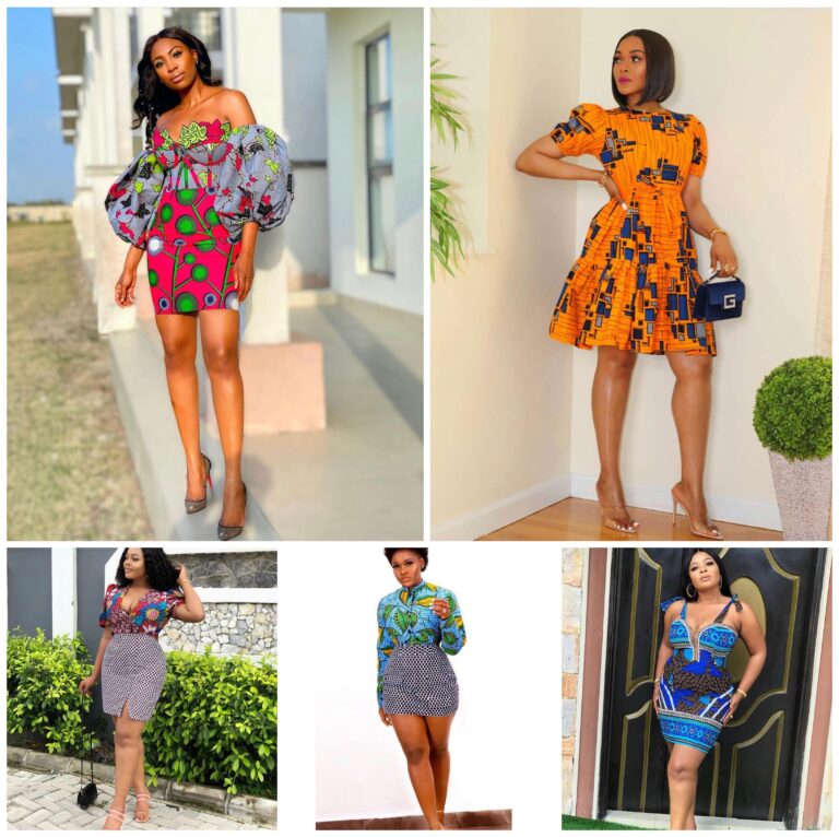 Ankara Mini Dresses: Bold Prints and Stunning Silhouettes for a Chic Look!