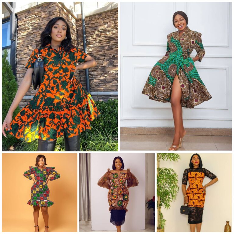 Bold and vibrant Ankara dresses with unique patterns, showcasing both elegance and flair for a stylish statement. Perfect for special occasions.