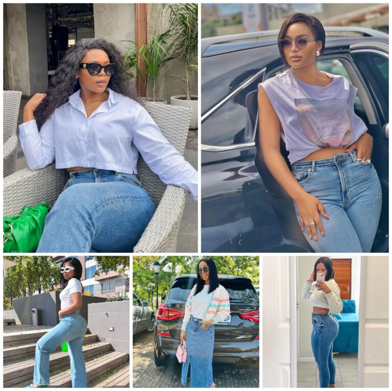 Denim done right! Loving these trendy and casual-chic outfits. Effortless style for any day out. 💙👖 #DenimVibes #ChicOutfits #StyleInspo