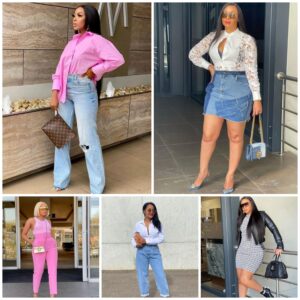 Weekend outfit inspiration! Whether it’s chic denim, casual elegance, or bold colors, these looks are perfect for stepping out in style. Which one matches your weekend vibe?