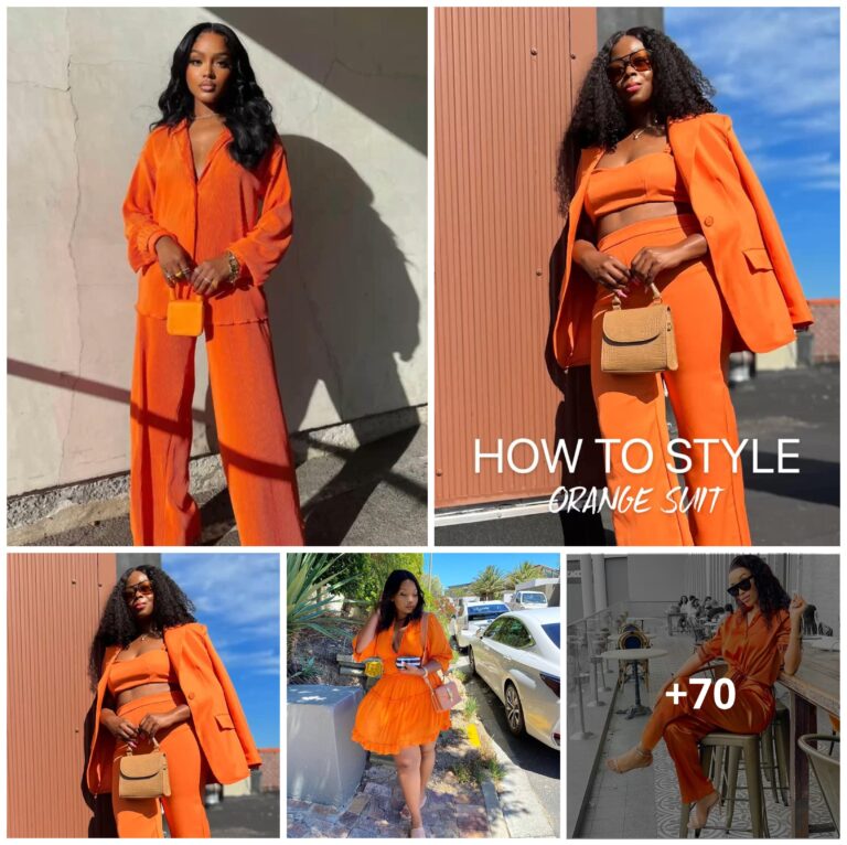 Orange Glow: Striking Outfit Inspirations for the Bold & Confident